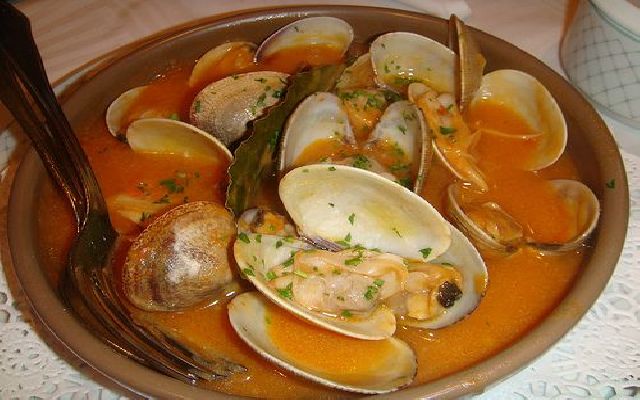 Imagen de la receta de Almejas a la salsa marinera