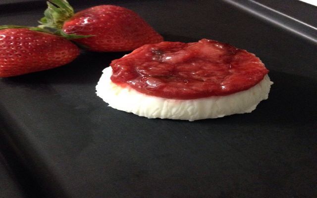 Imagen de la receta de Pannacotta de fresas